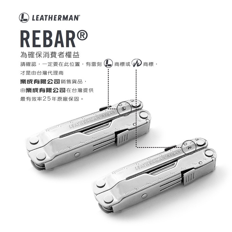 【angel 精品館 】 _Leatherman Rebar 工具鉗 831557 (尼龍套)