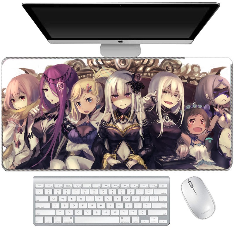 台灣出貨 七大罪魔女 從零開始的異世界生活 雷姆 拉姆 艾蜜莉亞 滑鼠墊 桌墊 鍵盤墊 超大 客制化 來圖訂製