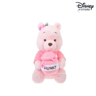 迪士尼【sas 日本限定】迪士尼商店限定 disney store小熊維尼 sakura 櫻花糖罐版 玩偶娃娃 40cm