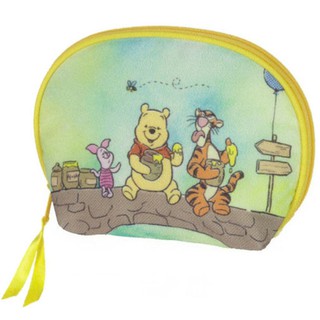 日貨 小熊維尼 化妝包 收納包 小包 外出包 錢包 收納袋 維尼 pooh 迪士尼 正版授權 J00014722