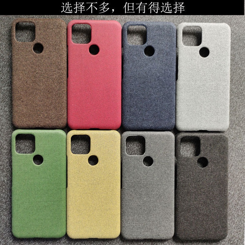 谷歌手機保護殼 保護套 谷歌pixel4a手機殼5G布面織物Google pixel5保護套3axl半包硬殼5A