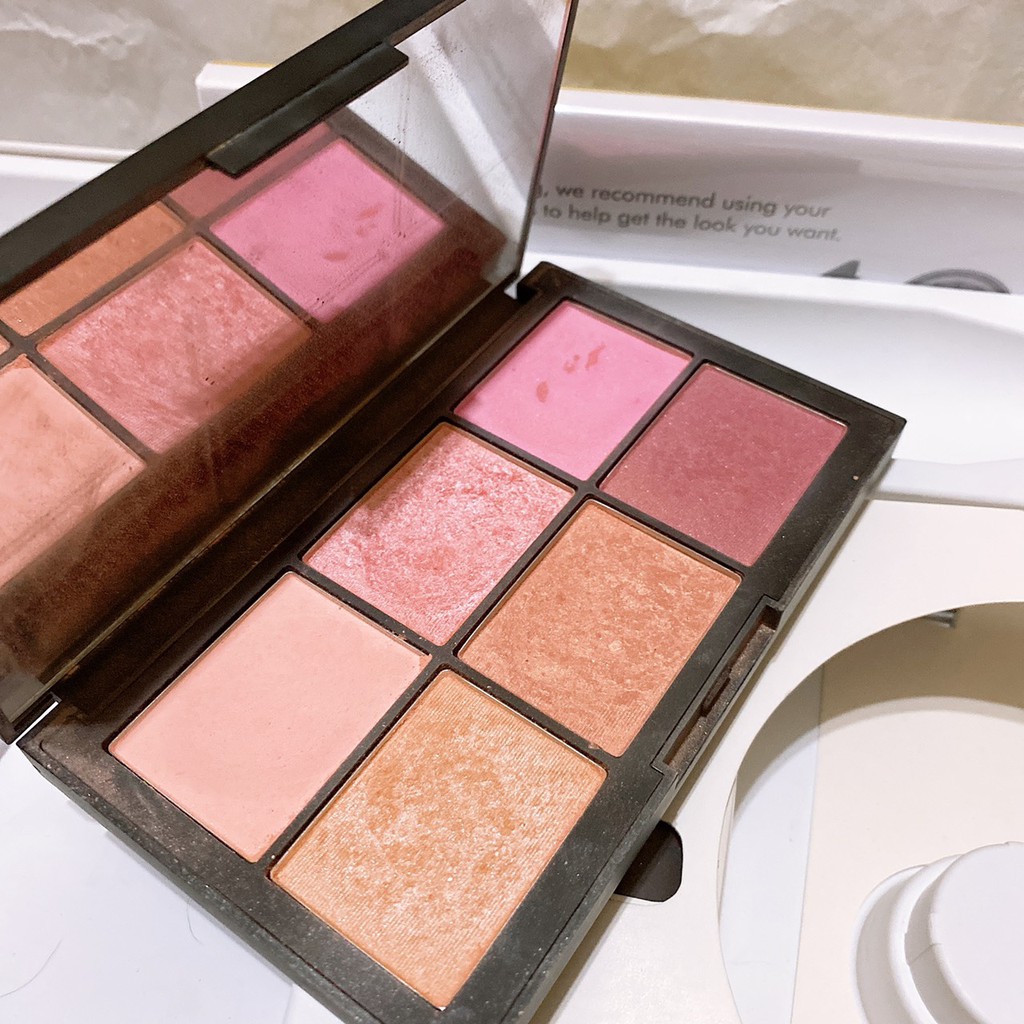 NARS 打亮6色修容腮紅 📢二手彩妝 專櫃彩妝 便宜賣 介意者請勿點進來 自戀夢境頰彩盤