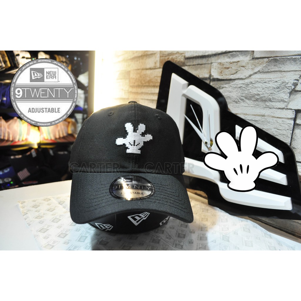 New Era Disney Mickey Mouse Hand Pixel Black 迪士尼米老鼠手像素化黑色老帽