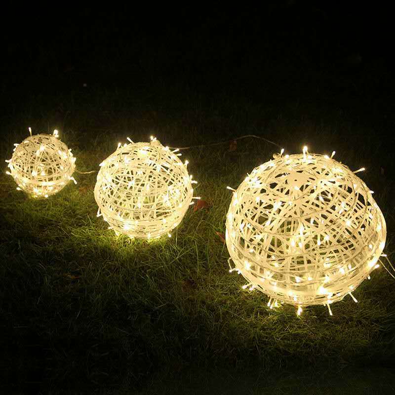 【台灣直發】  啊led藤球燈 戶外防水亮化街道裝飾燈 掛樹燈串球燈