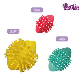 Perlapets 橄欖型刺球 狗玩具球 寵物玩具 發聲玩具 啃咬玩具