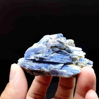 「藍晶石原礦KYANITE」藍晶石 原礦 改變思考 轉換正面頻率 喉輪