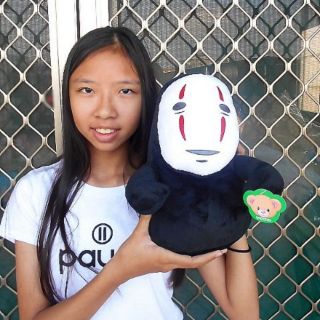 無臉男娃娃~神隱少女~高28cm 無臉男 無臉男玩偶 女巫娃娃 宮崎駿~生日情人交換禮物~全省配送