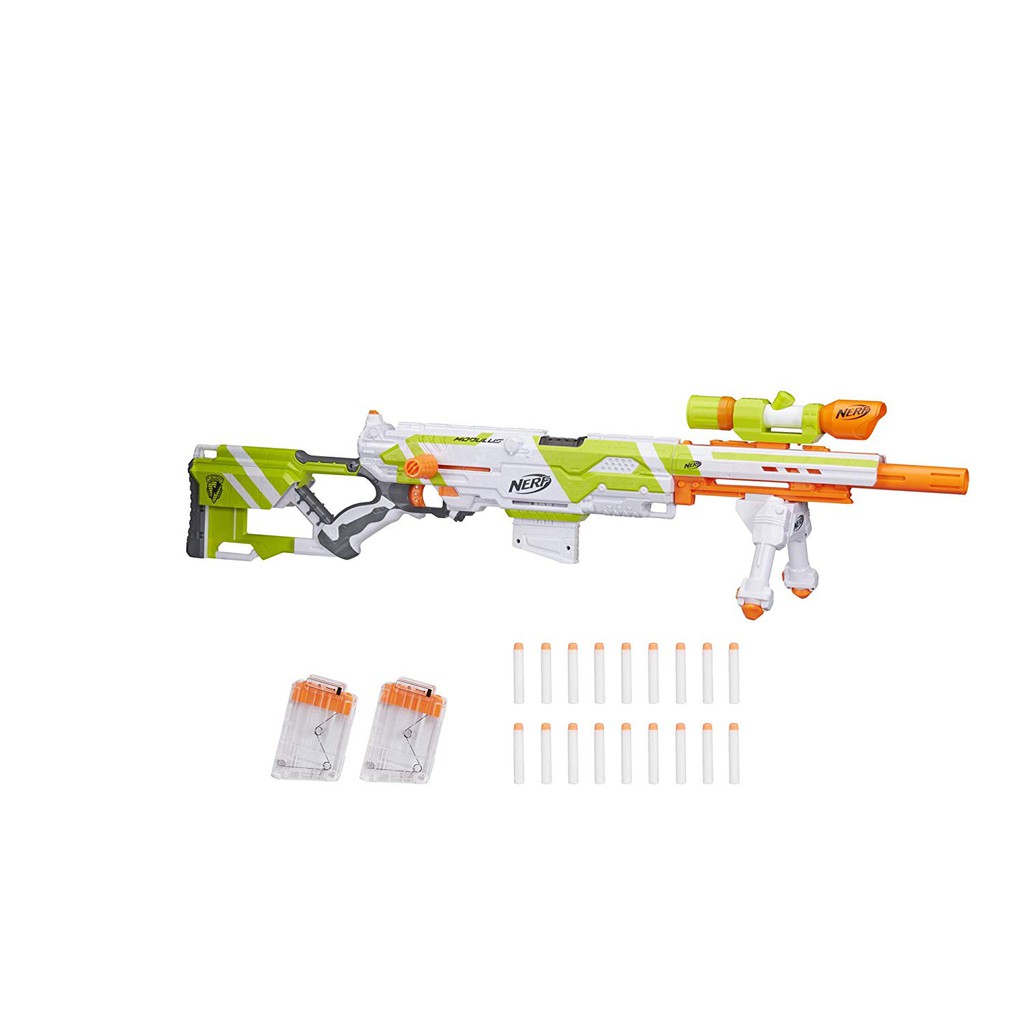 【W先生】孩之寶 NERF Longstrike CS-6 白化 狙擊槍 橘板機 軟彈槍 泡棉子彈 非龍蝦 E3013