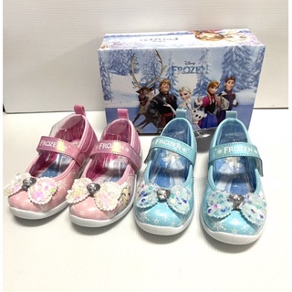 鞋之誠- 15316/3冰雪奇緣 艾莎 安娜 台灣製 粉 水藍透氣舒適 公主鞋休閒鞋17~21號
