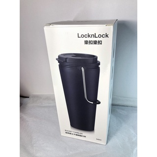 LOCK LOCK 樂扣樂扣 微笑騎士不鏽鋼隨行杯-梵谷星空藍540ml掀蓋款式