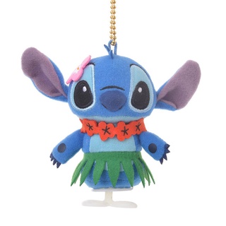 【雲購】現貨 日本正版 Disney 迪士尼 星際寶貝 Stitch 史迪奇 發條娃娃 吊飾 鑰匙圈 珠鍊 玩具 草裙