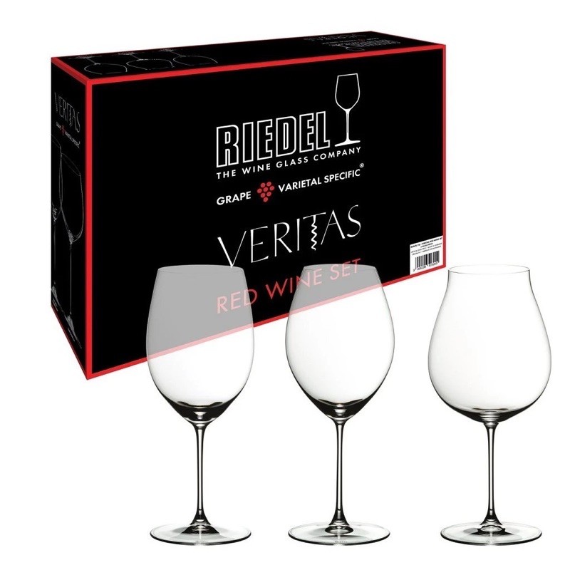 【Riedel】品杯組3紅Veritas(3入)