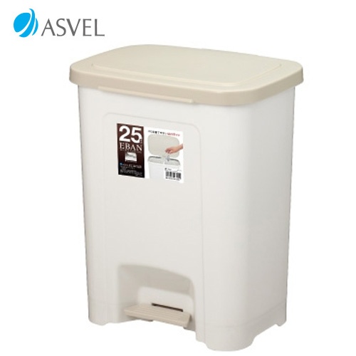 ASVEL 腳踏式垃圾桶-25L