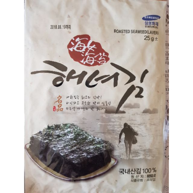 韓國大片海苔