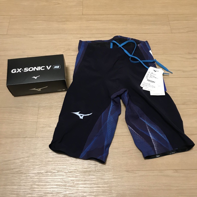 MIZUNO GX SONIC V 男泳褲M全新 N2MB000220 N2MB000120