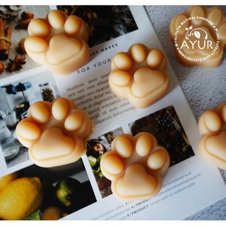 【AYUR】8連模 貓掌 熊掌 貓爪 食品級矽膠模具/冰塊模/手工皂模/蠟燭模/立體模/慕斯模