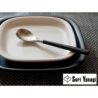 日本製 柳宗理 Sori Yanagi 樺木 黑柄 不銹鋼 點心匙 湯匙