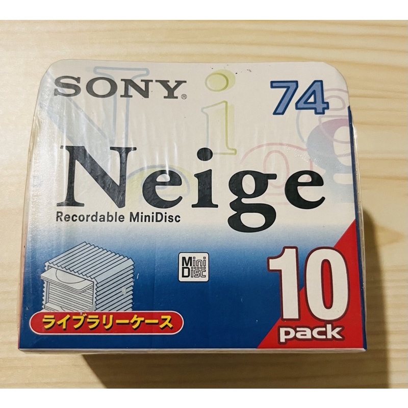 日本購入Sony MD MiniDisk 10片組 74分鐘空白錄音帶