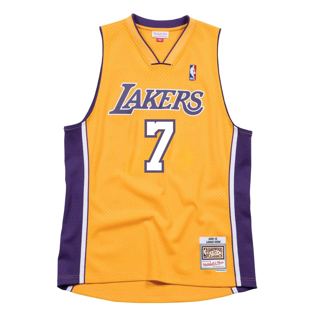 NBA 球迷版球衣 Lamar Odom 2009-10 Home 湖人 黃