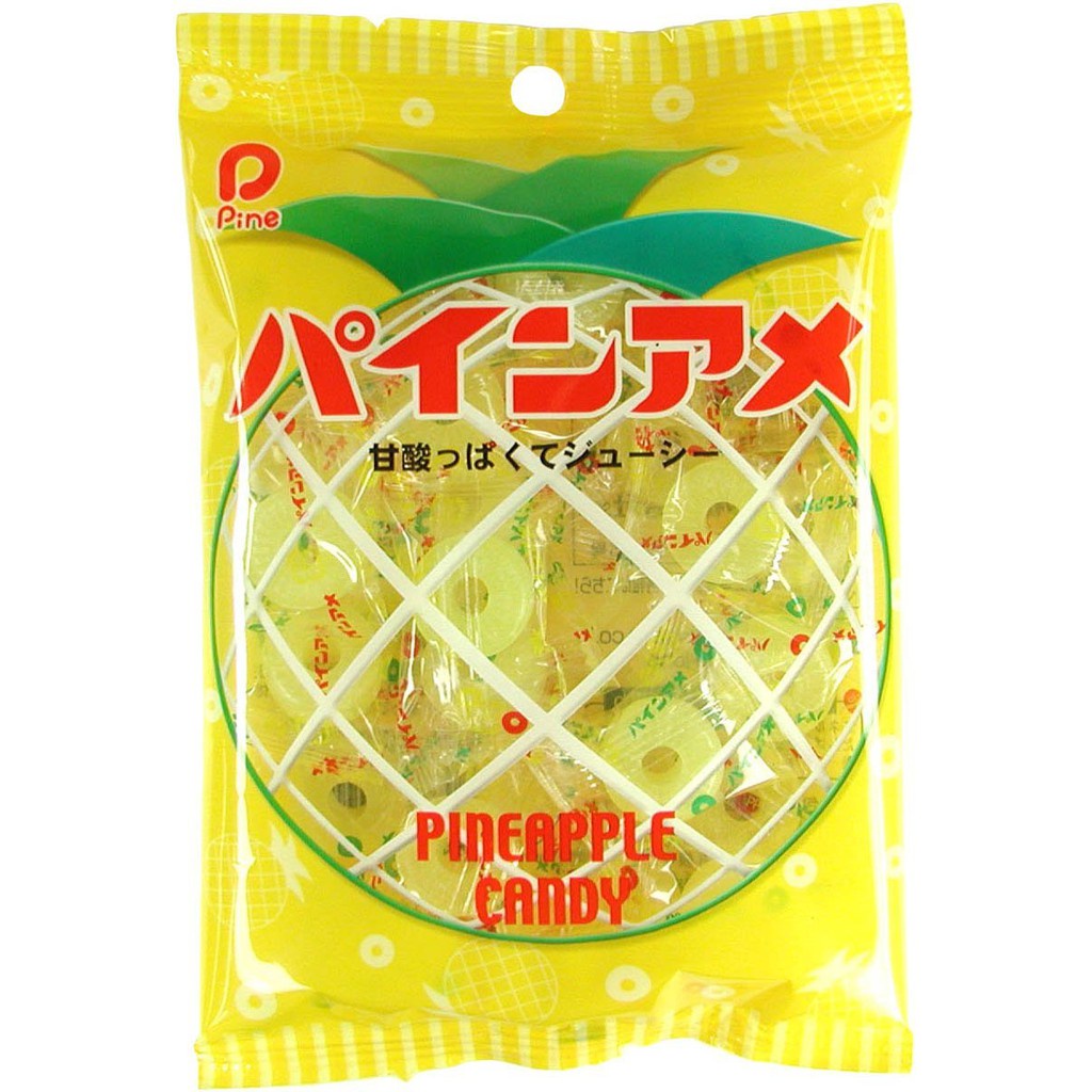 日本pine 鳳梨糖果 香濃的鳳梨風味 120g
