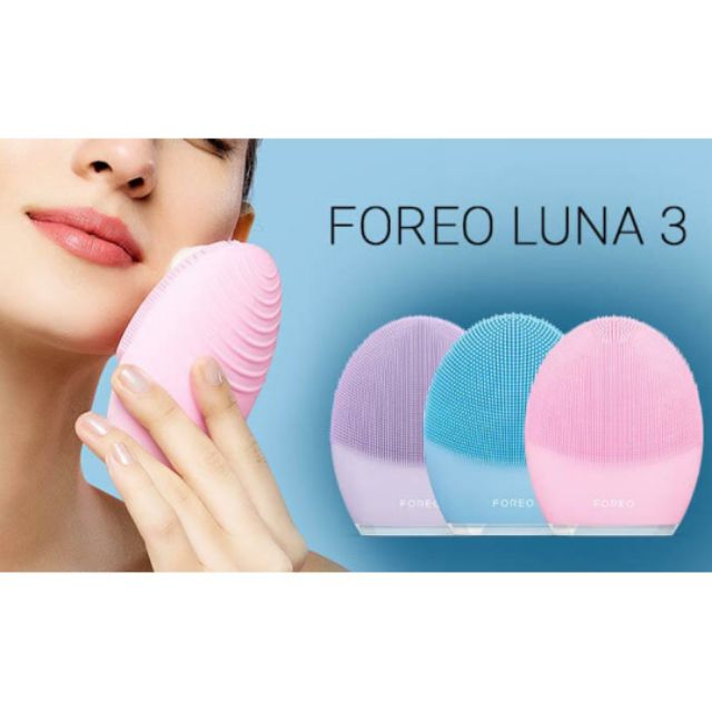 韓國連線款foreo Luna 3 洗臉機敏感肌混和肌一般肌膚男士專用矽膠洗臉肌| 蝦皮購物