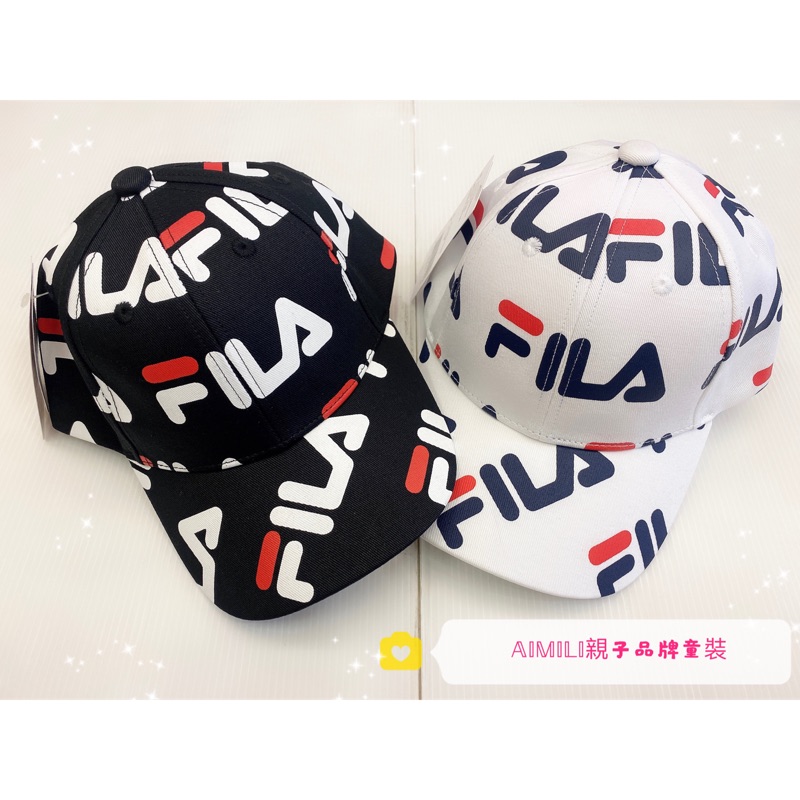 Aimili-FILA春夏滿版棒球帽子
