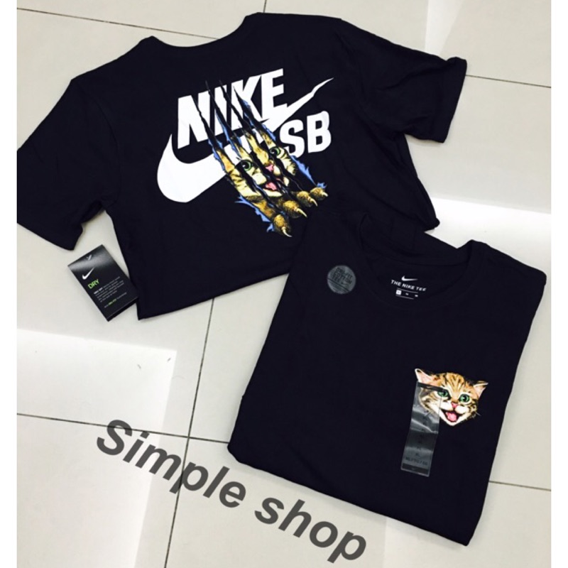 【Simple】現貨 NIKE SB Cat Scratch T-Shirt 貓爪痕 SB貓爪 短袖 貓咪 816369