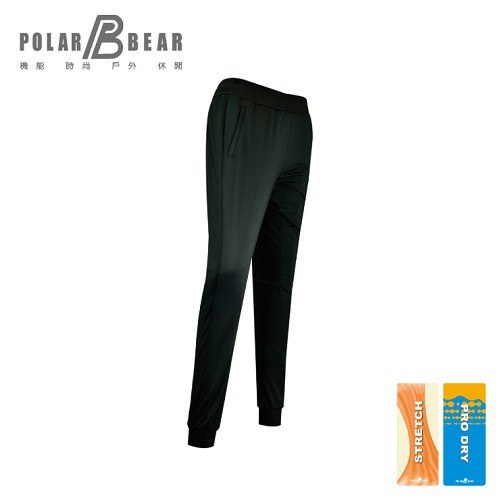 【POLAR BEAR】女吸濕排汗彈性刷毛長褲-18P27