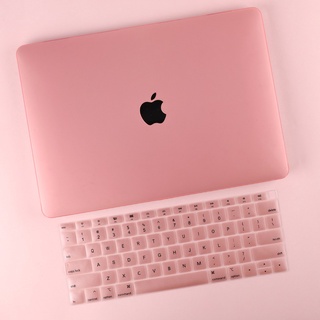 玫瑰金筆電保護殼 通用Macbook Pro 13 15 New Air A1932 A2179 金屬質感外殼 鍵盤膜