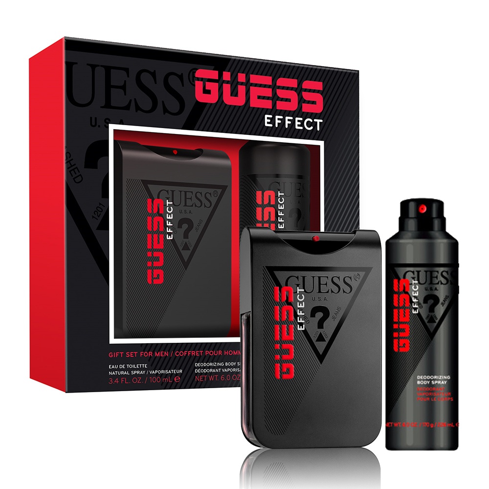 【公司貨】GUESS 極動能男性淡香水 禮盒 ( 淡香水100ML + 噴霧170g)~"新品限量上市"