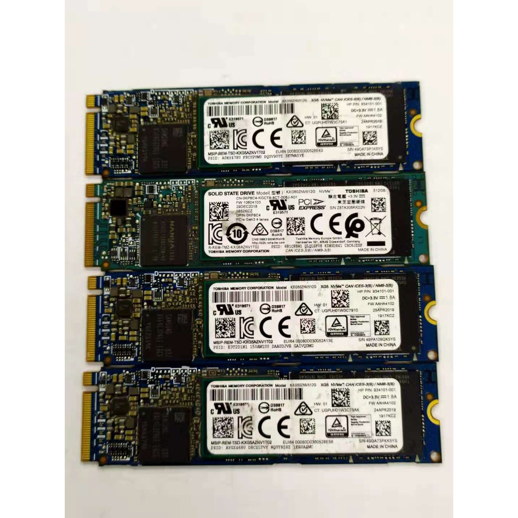 固態硬碟 東芝 SSD 512G 500G PCIe NVME M2 拆機良品 保固90天 500GB 512GB