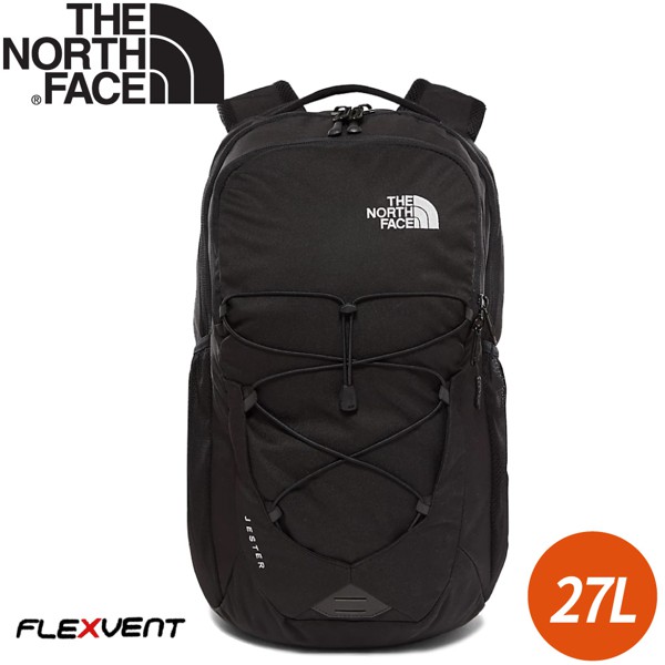 【The North Face 27L 15吋電腦背包《黑》】3KV7/電腦包/書包/15吋筆電包/後背包/悠遊山水