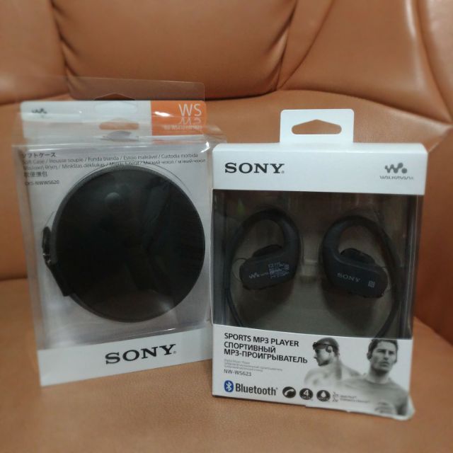 Sony NW-WS623 台灣公司貨 黑色 防水無線隨身聽耳機