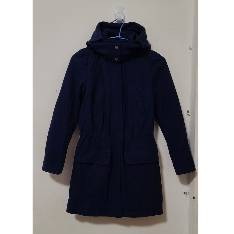 美國 Timberland 深藍 PENDLETON 彭德爾頓 羊毛 厚磅 保暖 軍裝 修身 大衣 外套 夾克 孟加拉製