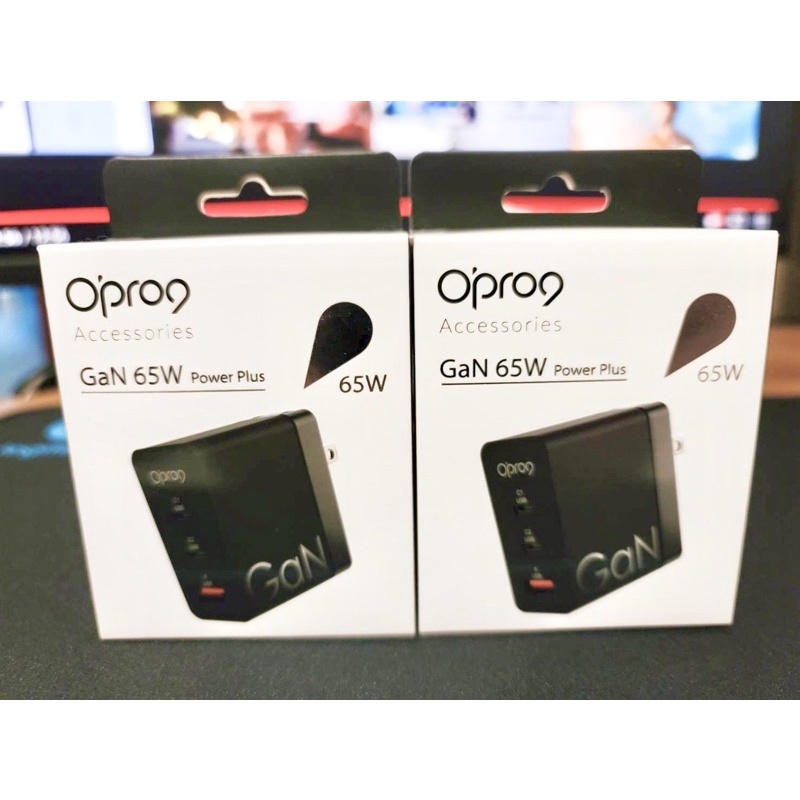 全新 Opro9 GaN 65W 電源供應器 充電器 免運 蝦皮最低價