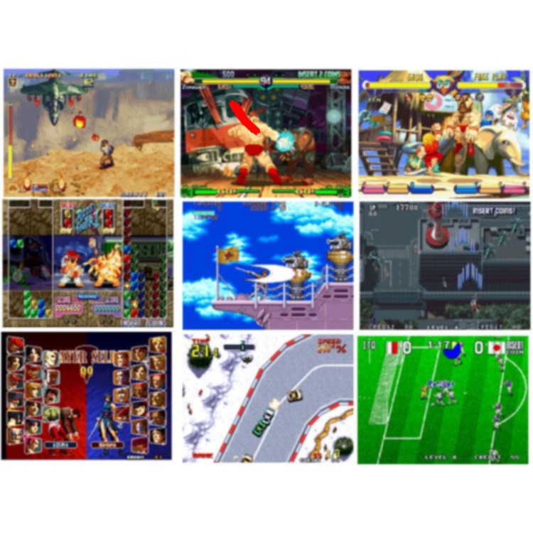 當天出貨 經典pc街機遊戲合集單機fc模擬器三國戰記恐龍快打拳皇雙截龍mame模擬器 蝦皮購物