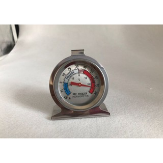 冰箱溫度計 冰櫃冷凍庫溫度計 指針式溫度計 冰櫃測溫計-20℃～20℃ 不鏽鋼冰箱專用溫度計 冷凍櫃 生鮮冷藏溫度