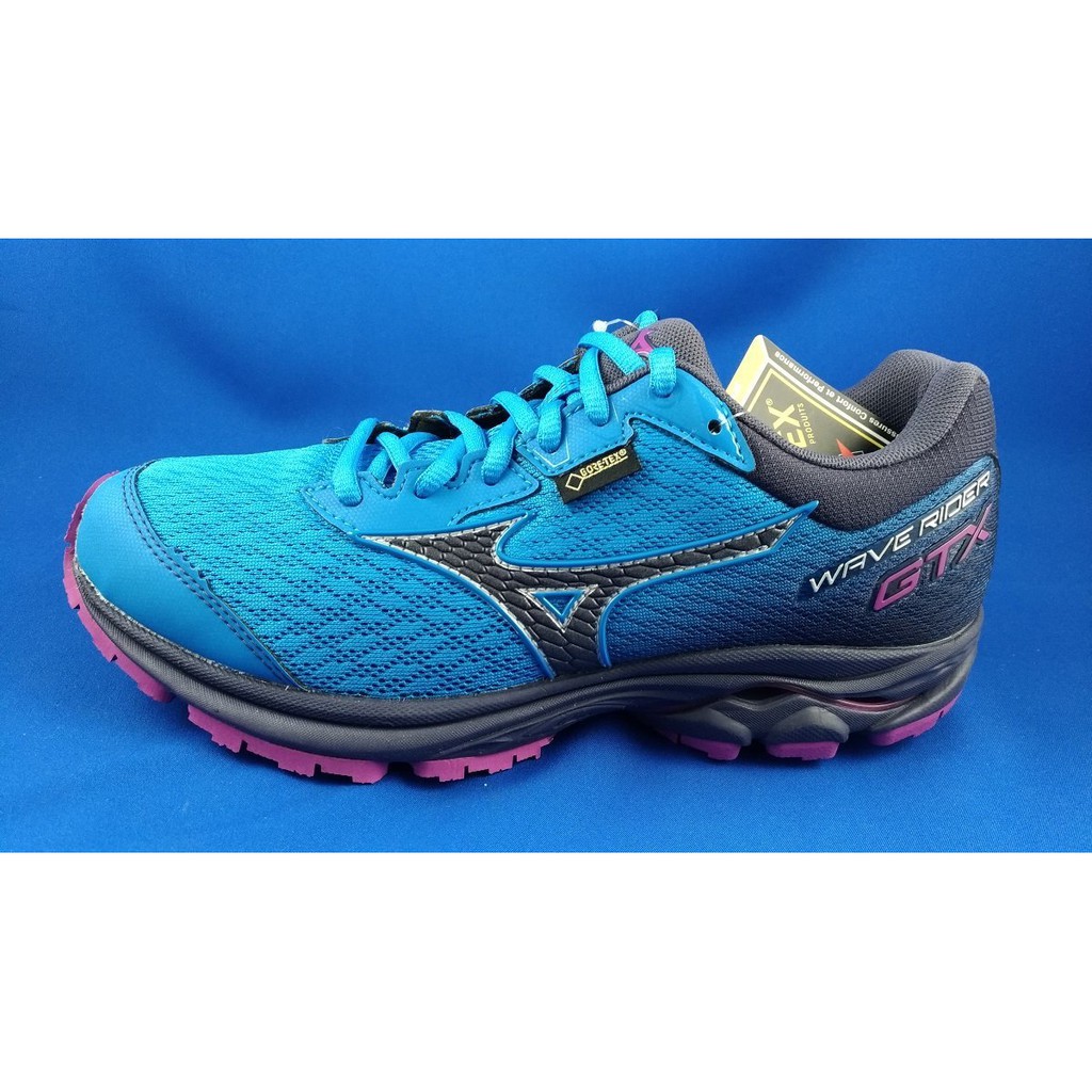 【時代體育】Mizuno 美津濃 MIZUNO 美津濃 女 慢跑鞋 WAVE RIDER GTX J1GD187909