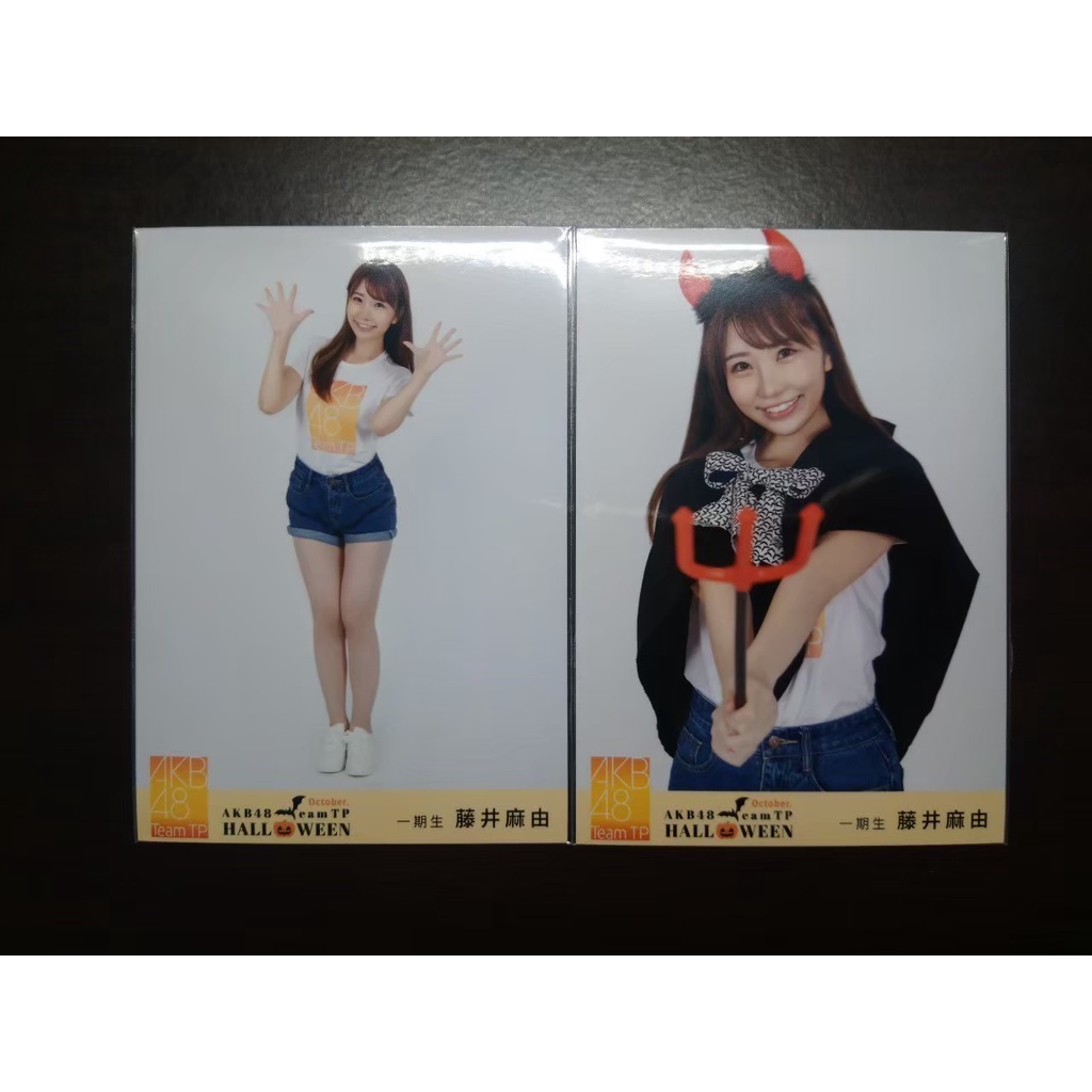 AKB48 Team TP 生寫真 藤井麻由 1 成套