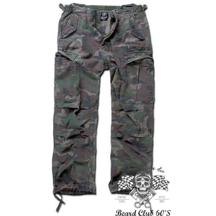 ♛大鬍子俱樂部♛ Brandit® M-65 Vintage Pants 德國 工裝風格 軍裝 經典 野戰 休閒褲 迷彩