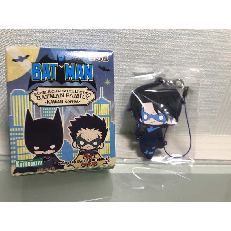 DC BATMAN 夜翼 軟膠吊飾 (壽屋)蝙蝠俠 Nightwing 迪克·格雷森