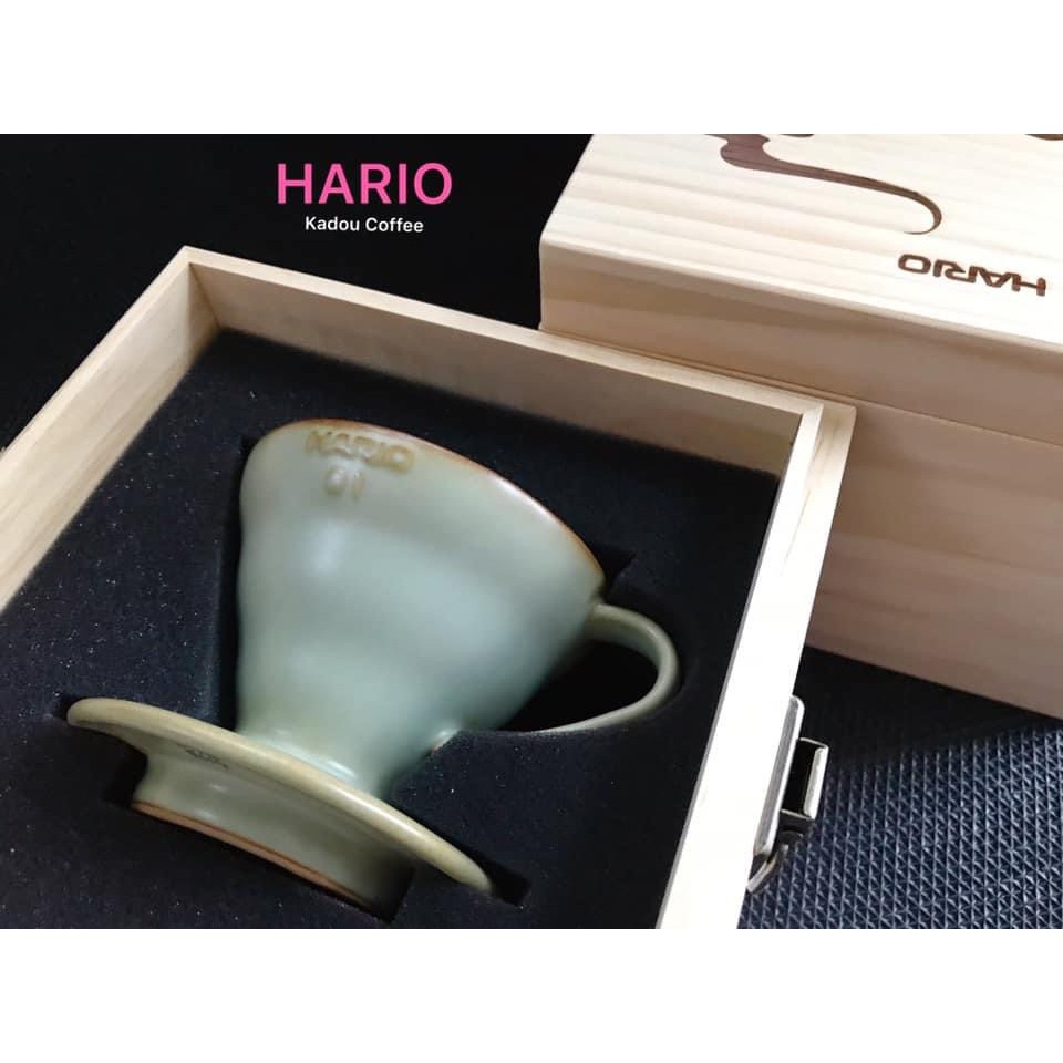 【台北實體店】HARIOx陶作坊 V60懷汝窯濾杯 VDCW-01-BU(1-2人份濾杯)台灣製