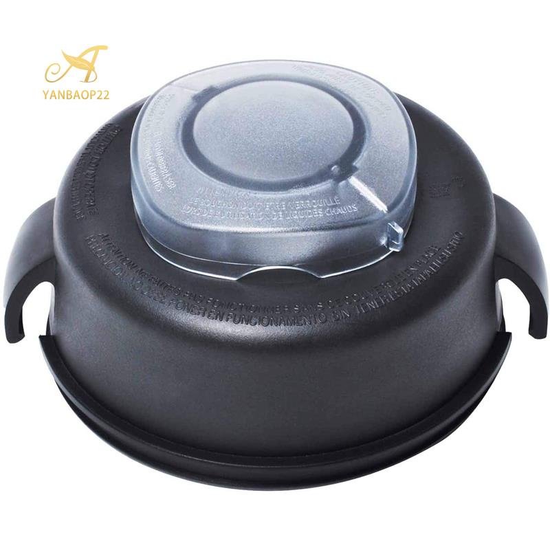 適用於Vitamix 5200 5000的Vitamix 64盎司（高型）容器攪拌器替換零件的2件式蓋子和塞子裝配