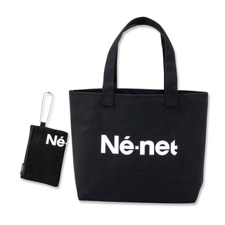 🍓寶貝日雜包🍓日本雜誌附錄 Ne-Net黑色托特包+迷你收納包 零錢包 包吊飾 手提包 帆布包