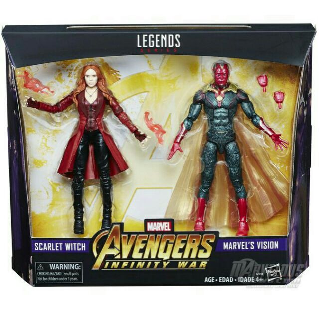 正版現貨 代理版 漫威 傳奇 MARVEL legends ML 復仇者聯盟3 無限之戰 緋紅女巫 幻視 雙人組