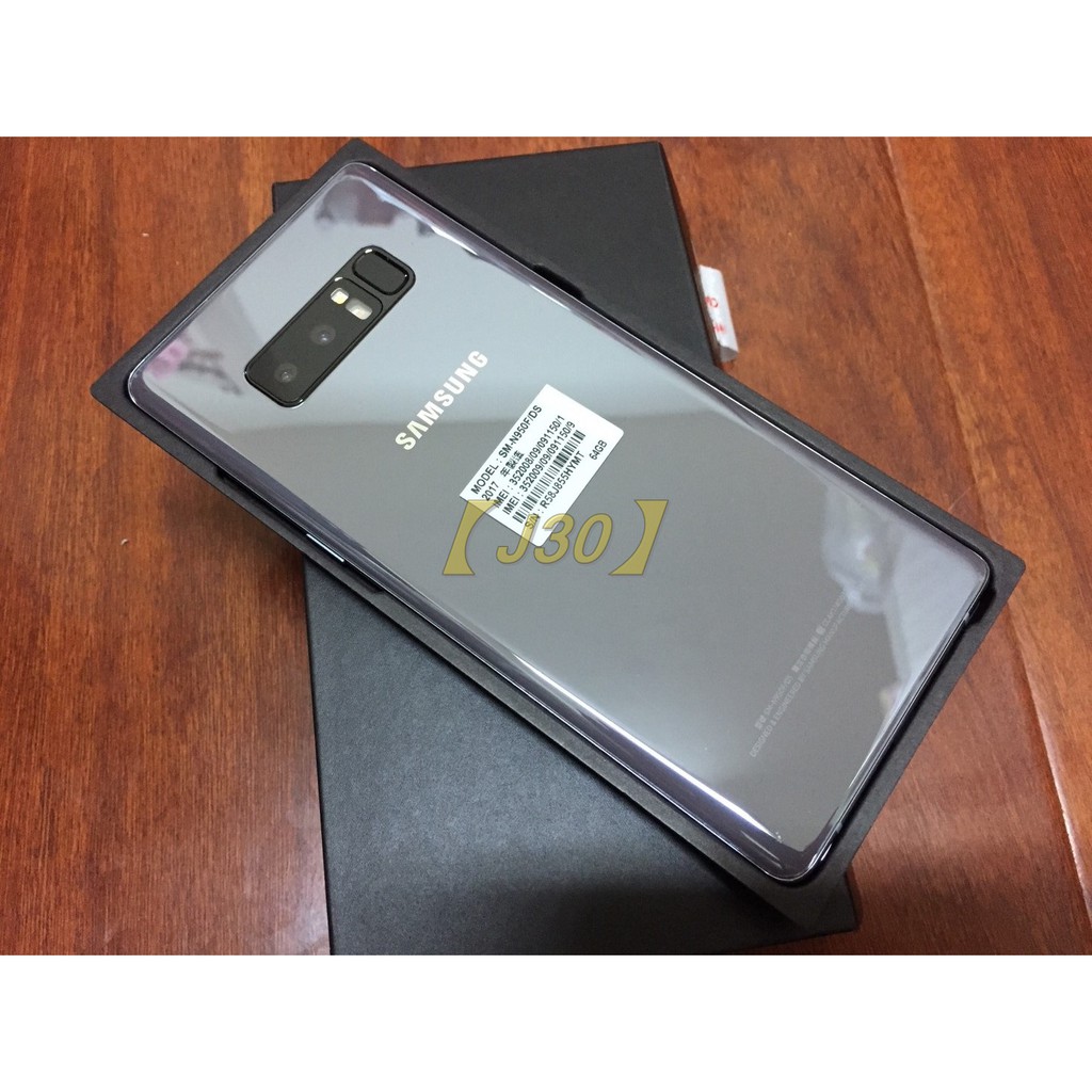 95成新 配件全新 紫灰色 遠傳保固到2019年 三星 Samsung NOTE 8 note8 N950F