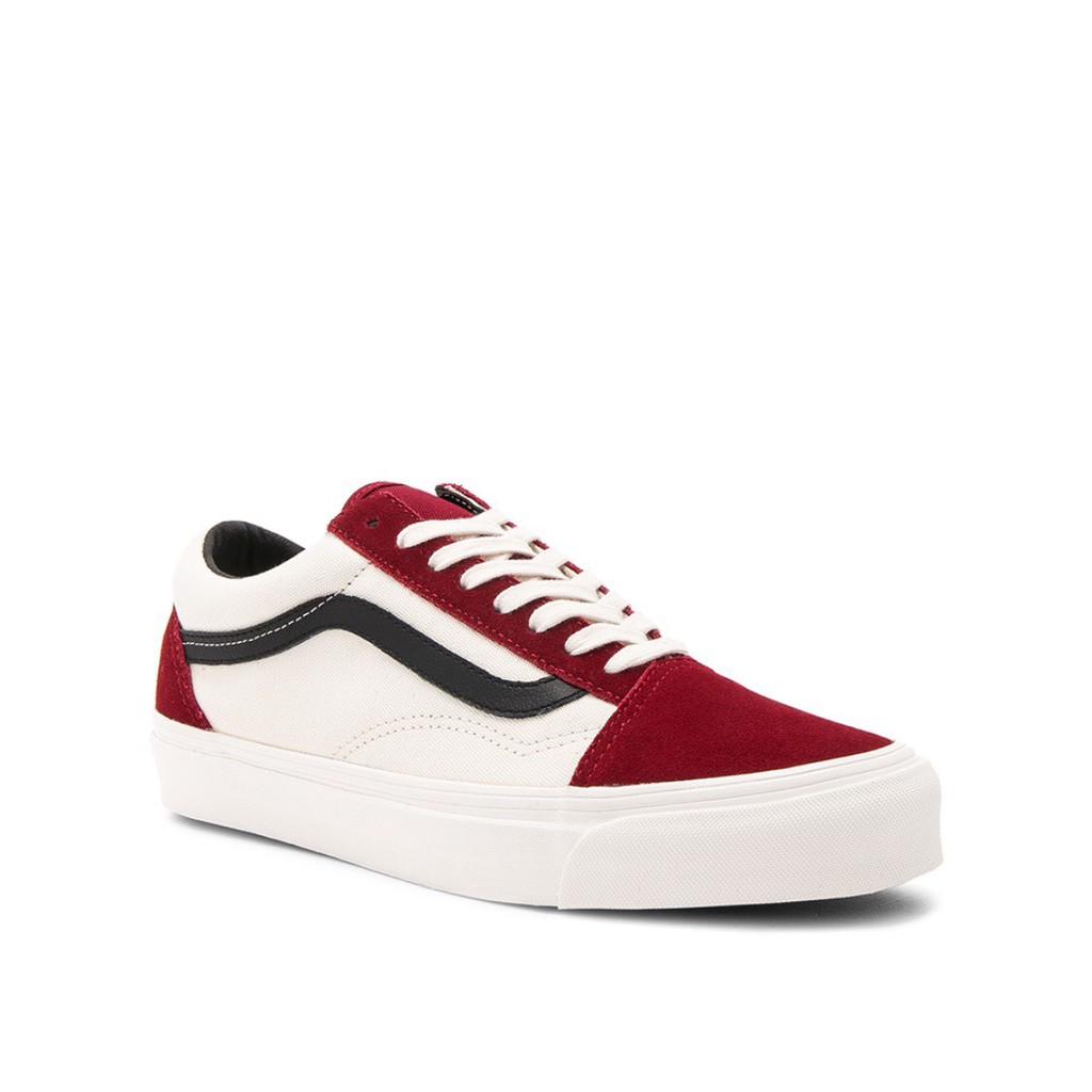 vans vault red dahlia slip on