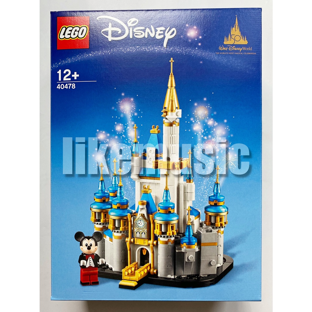 💥現貨💥台中可面交 LEGO 樂高 40478 Disney 迷你迪士尼城堡 米奇 全新未拆封