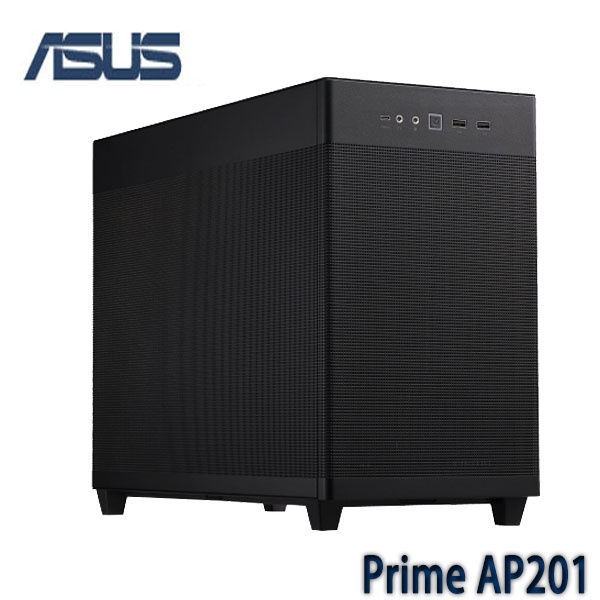 【3CTOWN】含稅 ASUS 華碩 Prime AP201 黑色 金屬網孔側板 Micro-ATX 電腦機殼