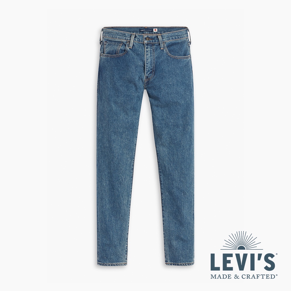 Levis LMC MIJ日本製 512低腰修身窄管牛仔褲 日本職人石洗 靛藍赤耳 男 59607-0050 熱賣單品